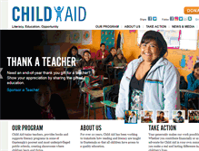 Tablet Screenshot of child-aid.org